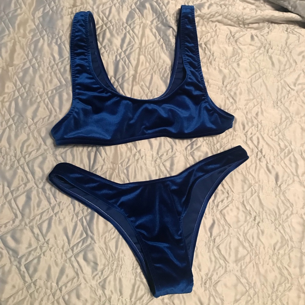 Blue Velvet Bikini
